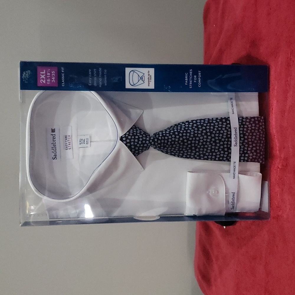 Saddlebred white dress shirt